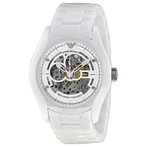 armani white ceramic watch replica|armani ceramic watches for men.